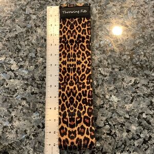 🛑Throwing Fits Leopard Print Resistance Band Hip Legs Exercise Workout